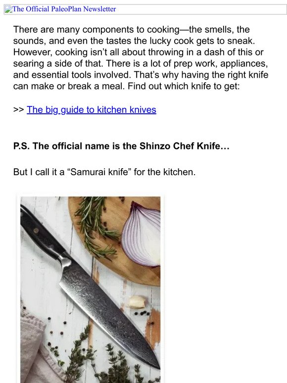 This “Samurai knife” is faster, easier, safer in the kitchen
