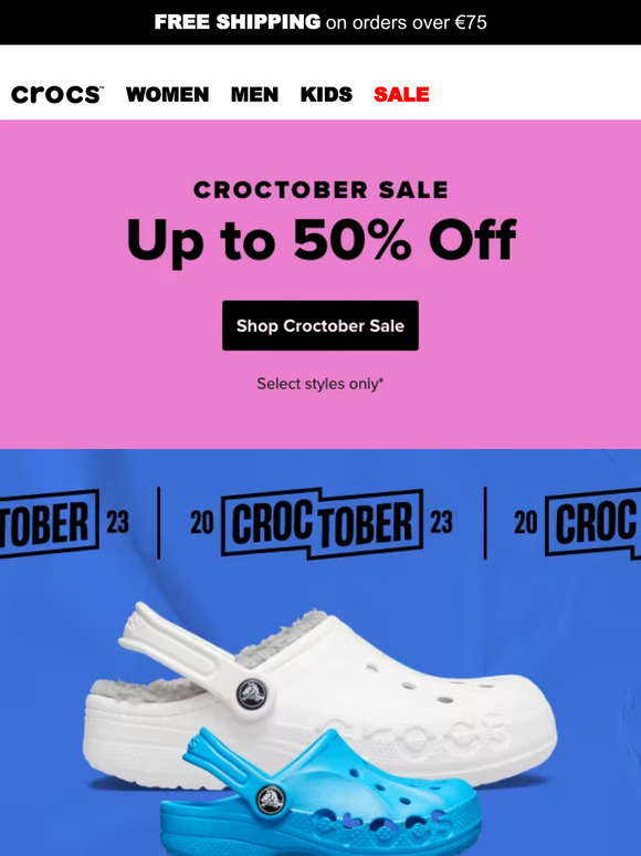 Croctober sale outlet