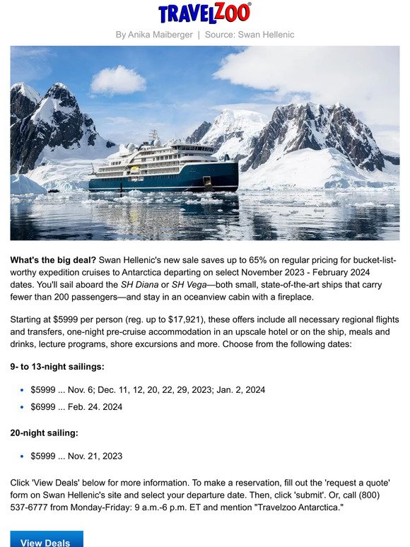 Up to 65% off—Last-minute Antarctica expedition cruises