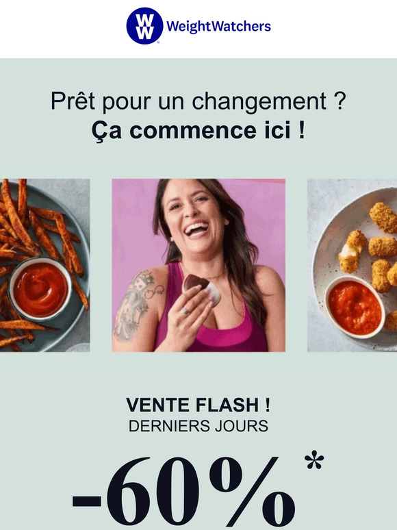 ⏱️ Tic-tac : -60% sur WeightWatchers  !