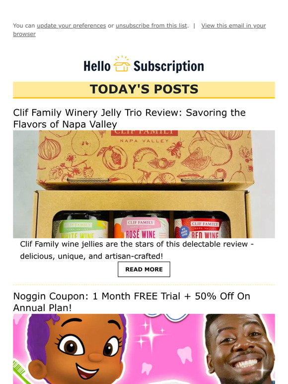 💌 Hello Subscription! Reviews, Spoilers, & Deals! 💌