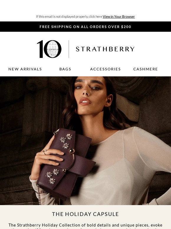 Strathberry Celebrates Its 10th Anniversary - Great British Brands