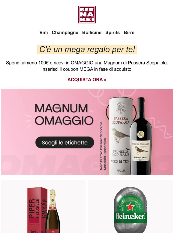 🎁 TI REGALIAMO LA MAGNUM!