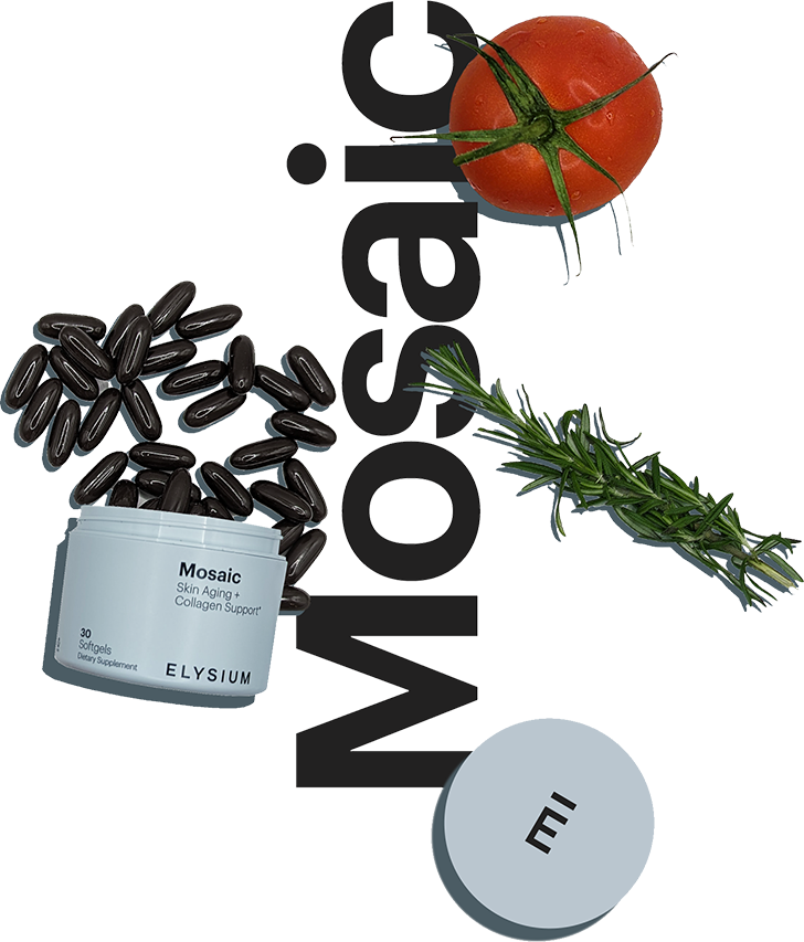 Elysium Health Mosaicwith ingredients that matter. Milled