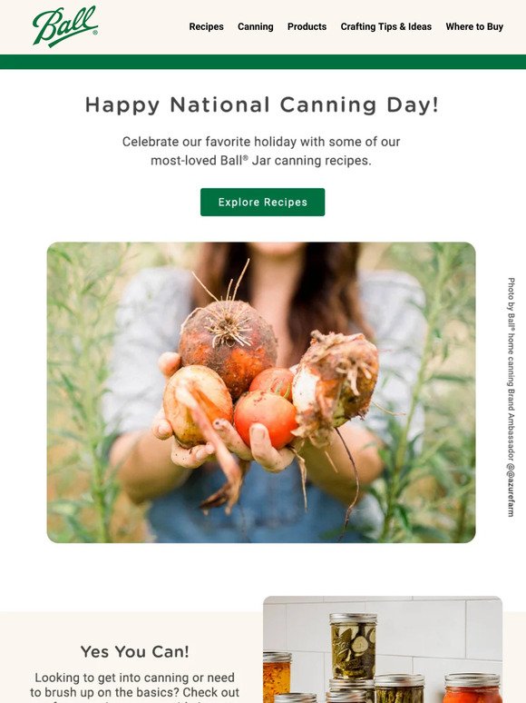 Today is National Canning Day!