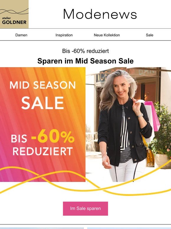 🔊 Neu: Sparen im Mid Season Sale