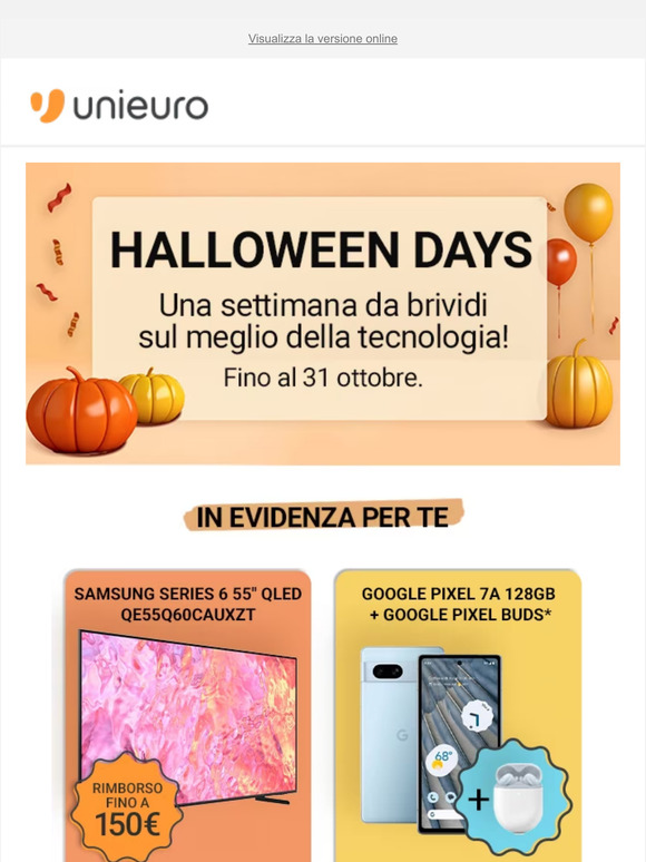 🦇HALLOWEEN DAYS: una settimana da brividi sul meglio della tecnologia!
