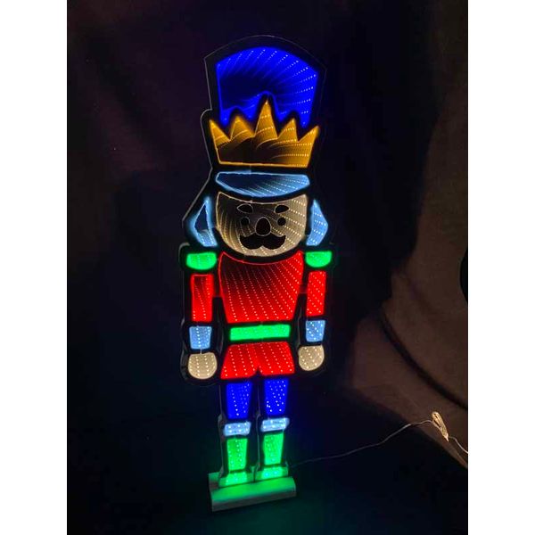 74cm Infinity standing Nutcracker light up Christmas decoration