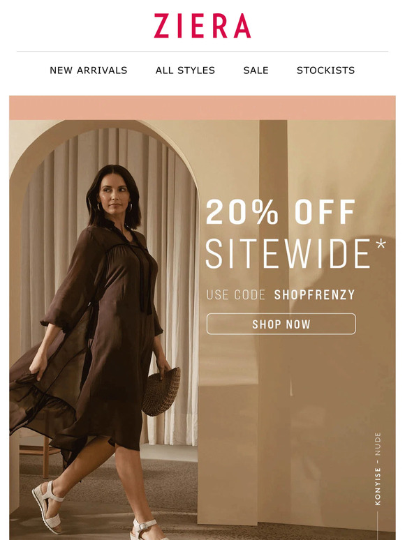 20% Off Sitewide Starts Now 🚨