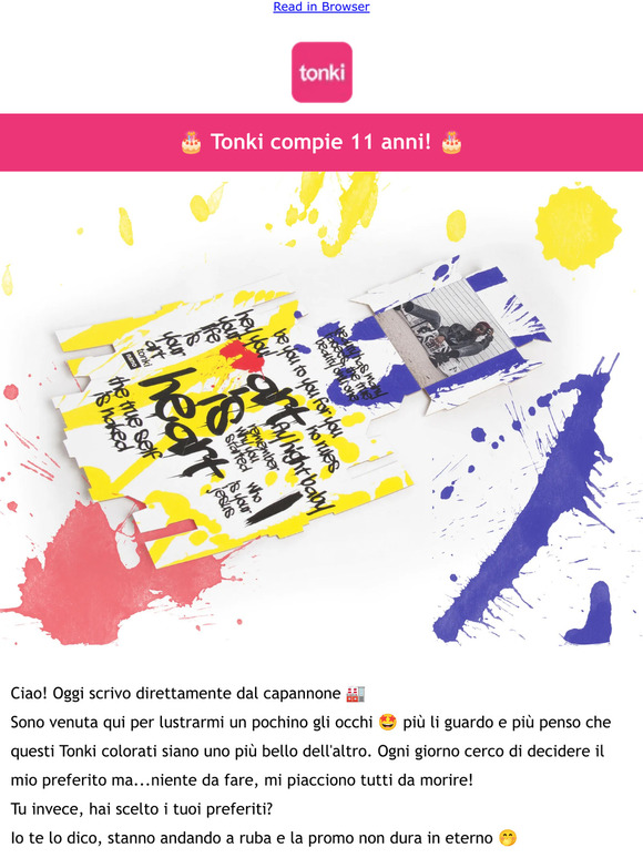 gli anni passano...non per Tonki! 🍭
