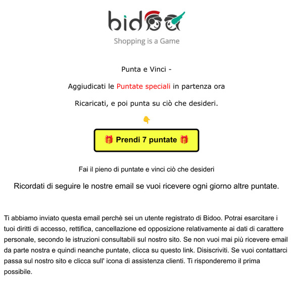 Bidoo(IT): 1 🎁 50 Aste da 1000 puntate ognuna — | Milled