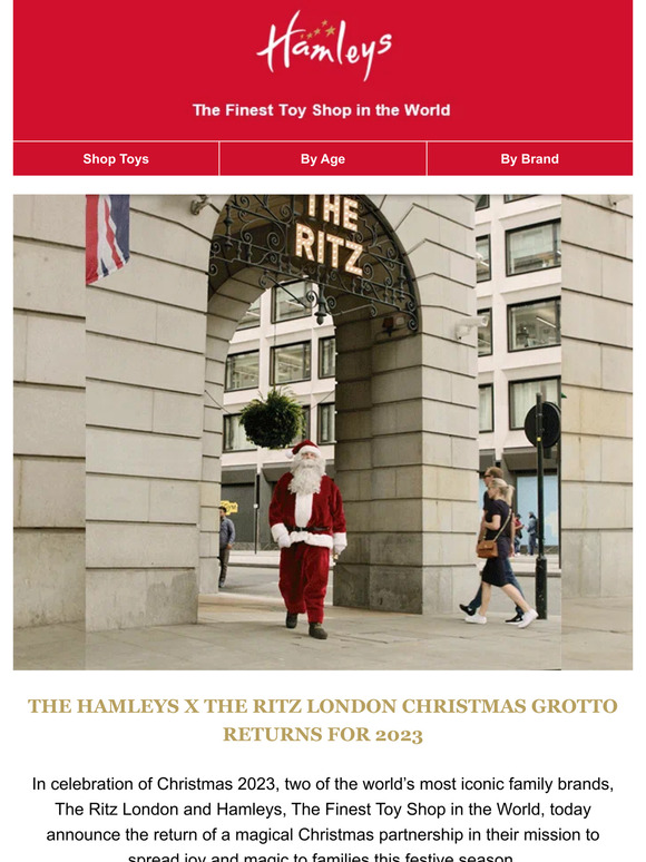 Hamleys Hamleys x The Ritz London Christmas Grotto 2023 Milled