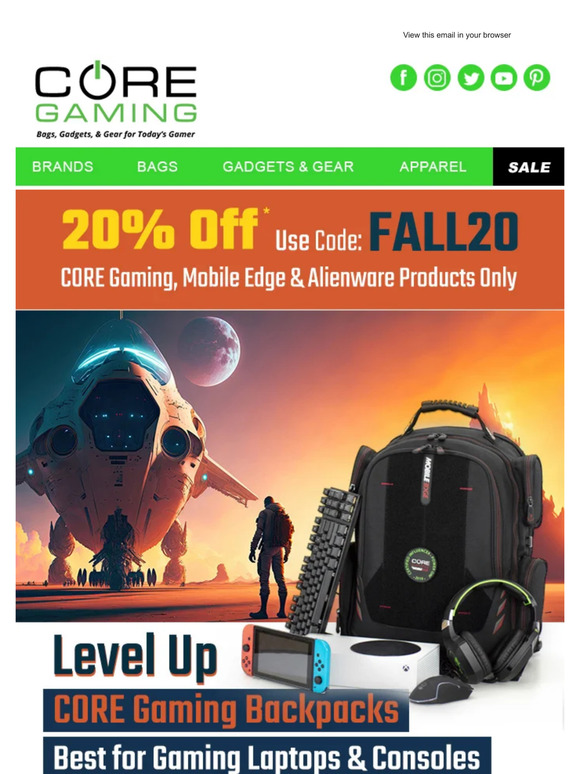 Level Up Your Gear at COREGamingUSA.com!