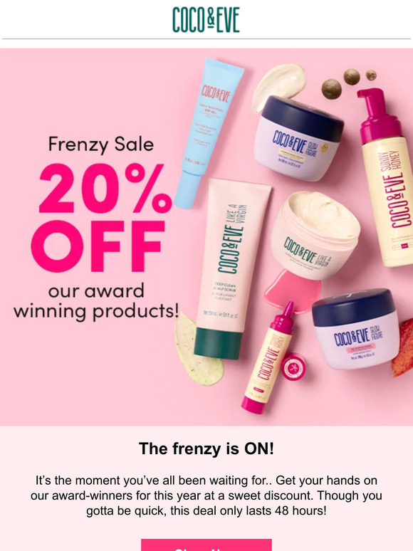 Frenzy sale is ON!