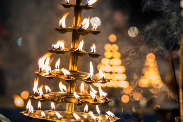 Ganges Puja ceremony