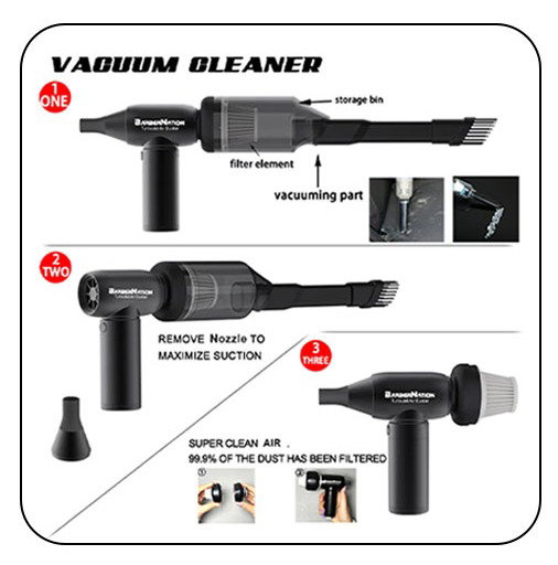 4-in-1 turbojet air DUSTER COLLECTION