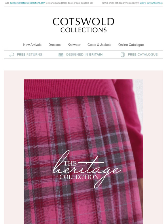 Cotswold Collections The Heritage Collection Christmas 2023 Milled