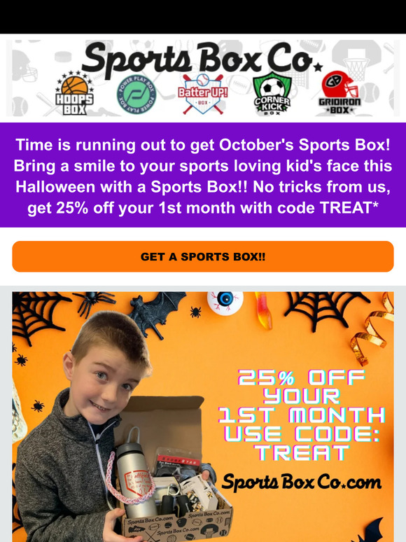 Time is running out to get our October Sports Box!!