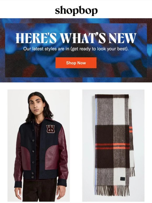 Just dropped: new arrivals