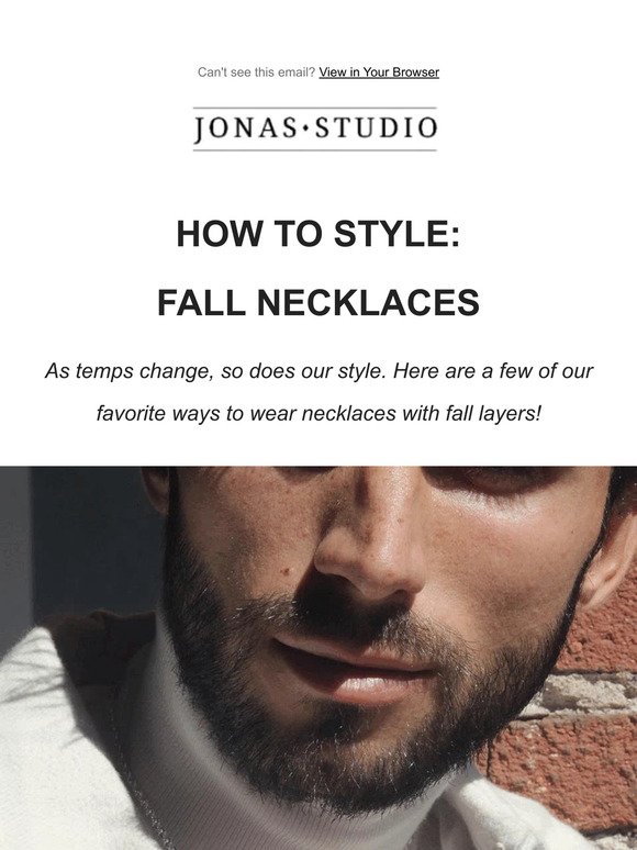 How to Wear Necklaces in Fall