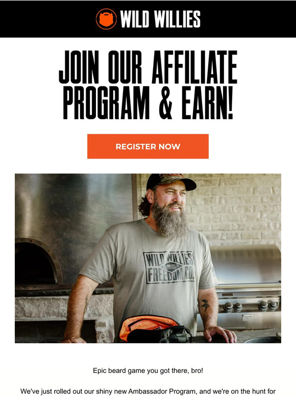 Become A Bearded Ambassador & Earn Commission! 💰