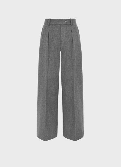 KIMMI WOOL WIDE LEG TROUSERS