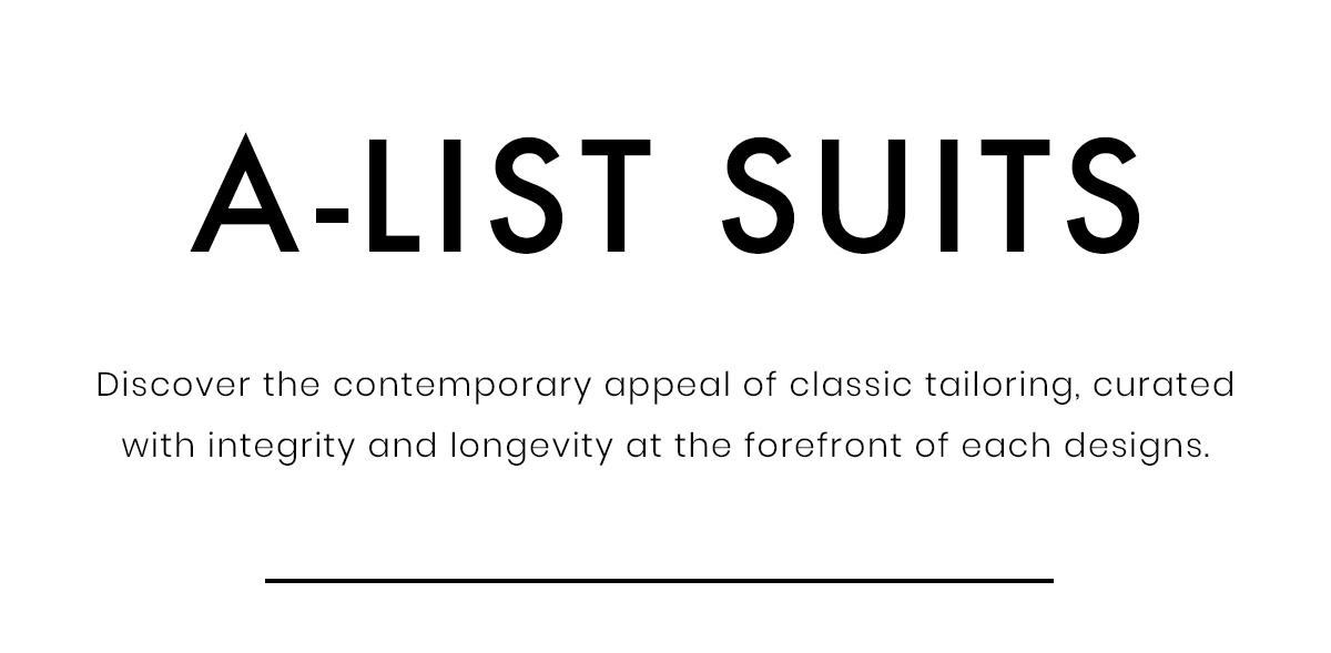 5 A-List Suits