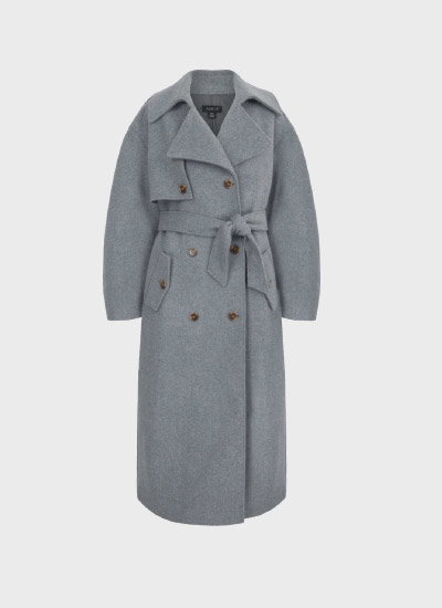 KELLER WOOL TRENCH COAT