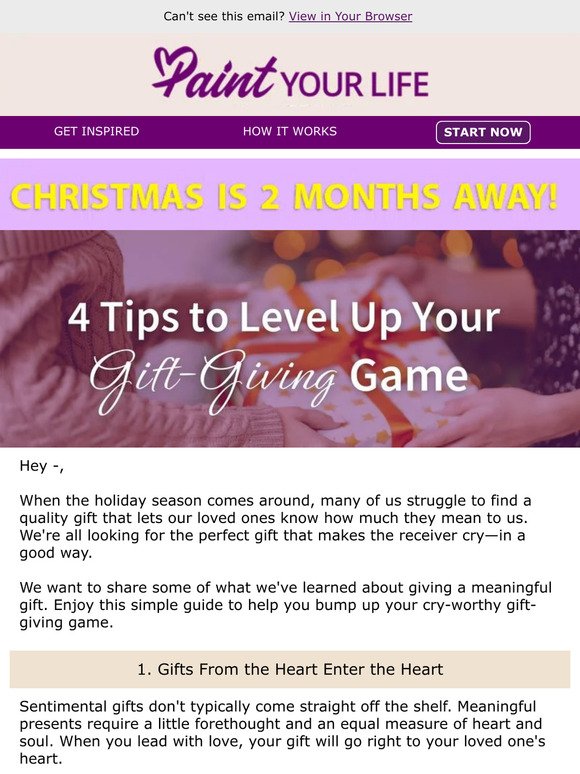 Guide to giving the most heartwarming gift