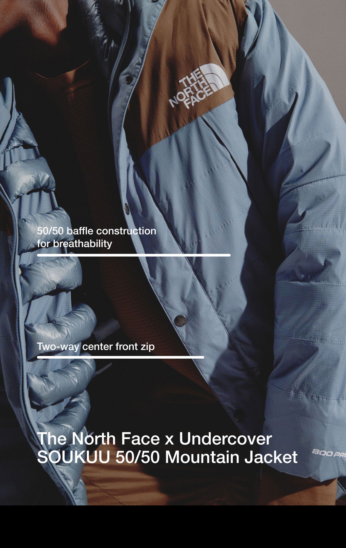 x Undercover ski pants in green - The North Face