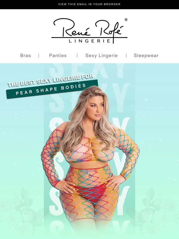The Best Lingerie for Pear Shapped Bodies