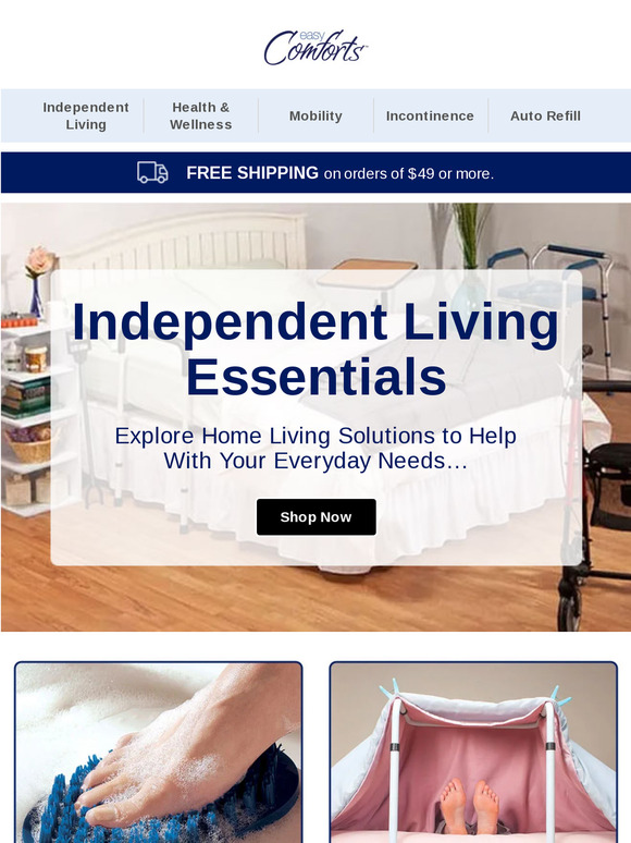 Easy Comforts Smart Living, Simplified Explore Everyday Helpers Milled