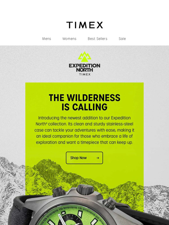 Timex New Expedition North Ready for Adventure Milled