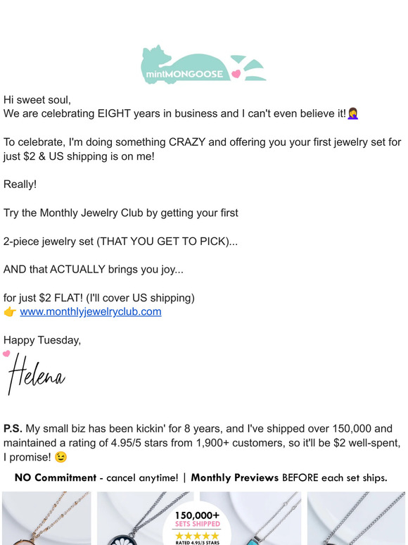 FLASH SALE! $2 for 2 Pieces of Jewelry ❤️