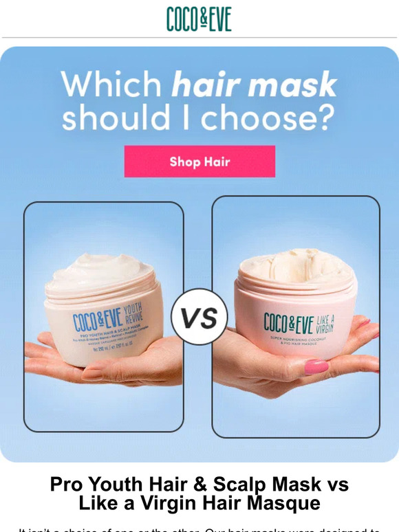 Pro Youth Mask vs Like a Virgin Mask