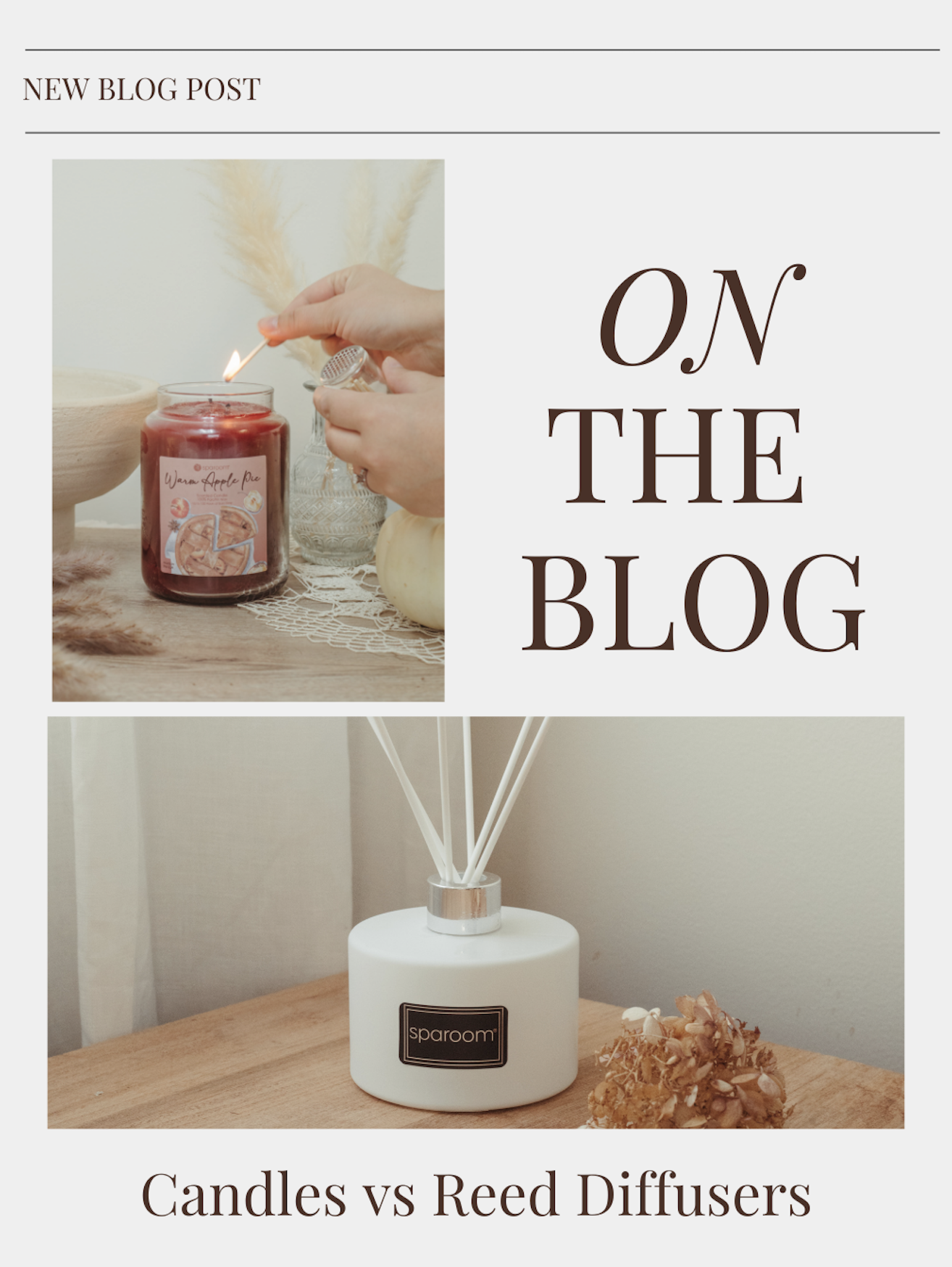 SpaRoom Big Debate CANDLES VS REED DIFFUSERS Milled