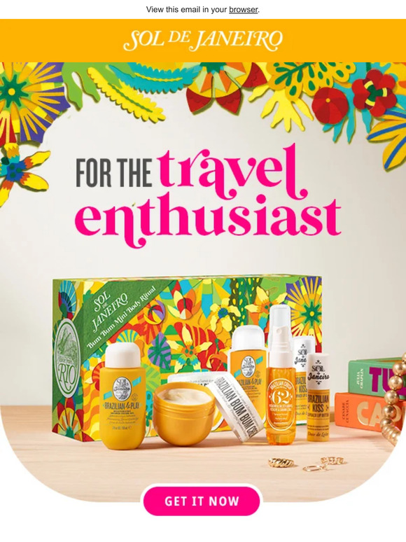 Sol de Janeiro Four mini icons, one limitededition set Milled