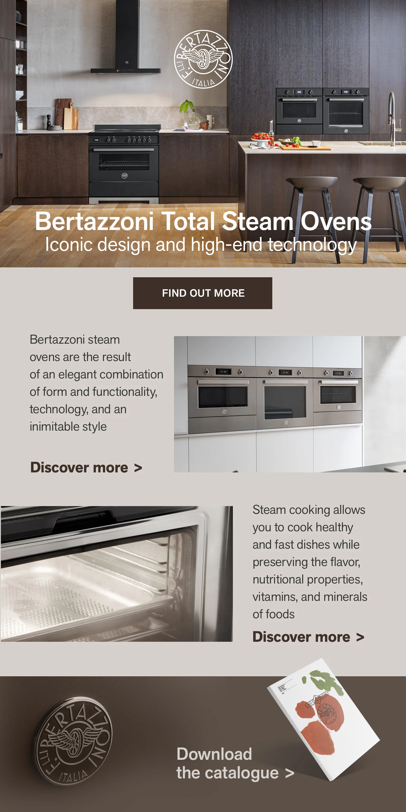 archiproducts Discover the professional series of Bertazzoni builtin