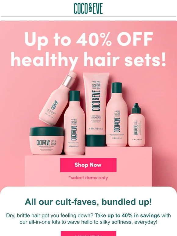 Silky Hair Savings: Up to 40% OFF hair bundles!