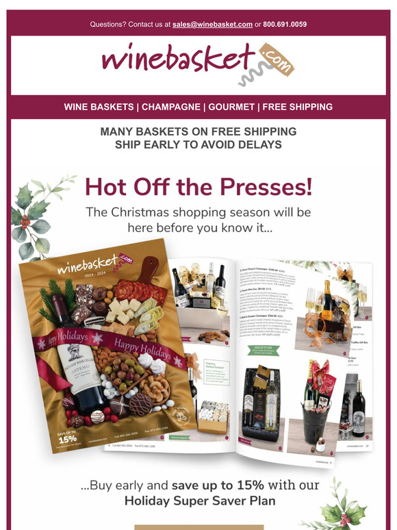 Winebasket Our 202324 Holiday Catalogue is Here Milled