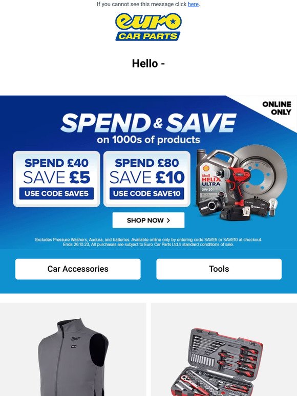 Hey — Spend & Save On BIG Brands From Accessories To Tools!