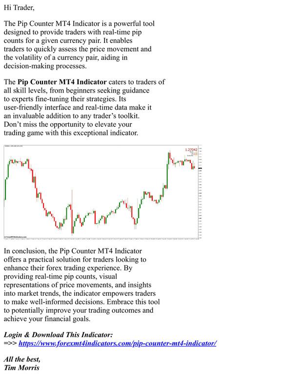 Forex MT4 Indicators: [Download] Pip Counter MT4 Indicator | Milled