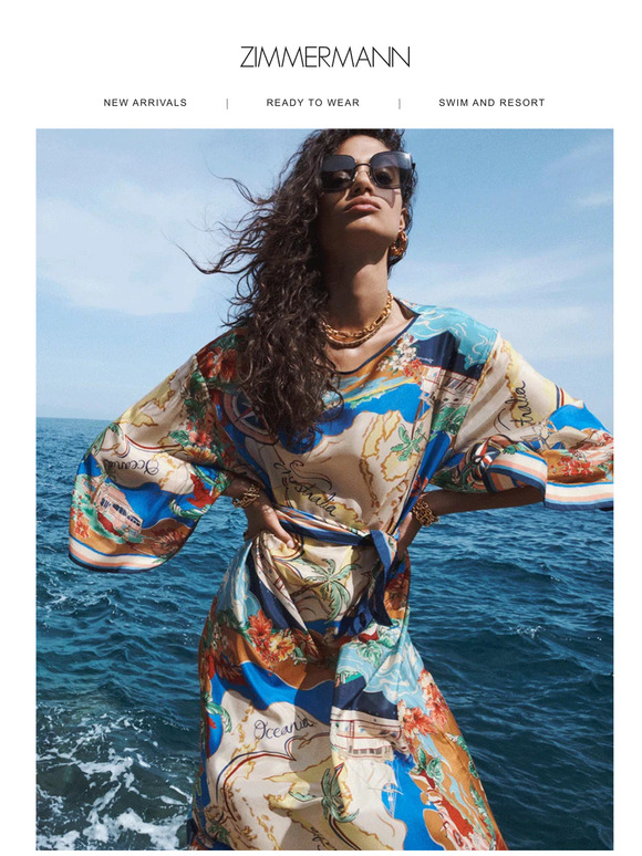 ZIMMERMANN Australia Introducing Resort Swim 2024 Discover The New
