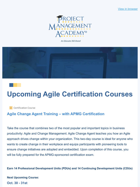 Boost Your Skills with Agile Certification ✏️
