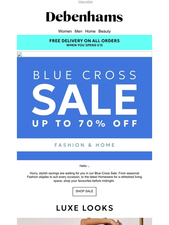 FREE Delivery + ENDS MIDNIGHT: Up to 70% off Fashion and Home