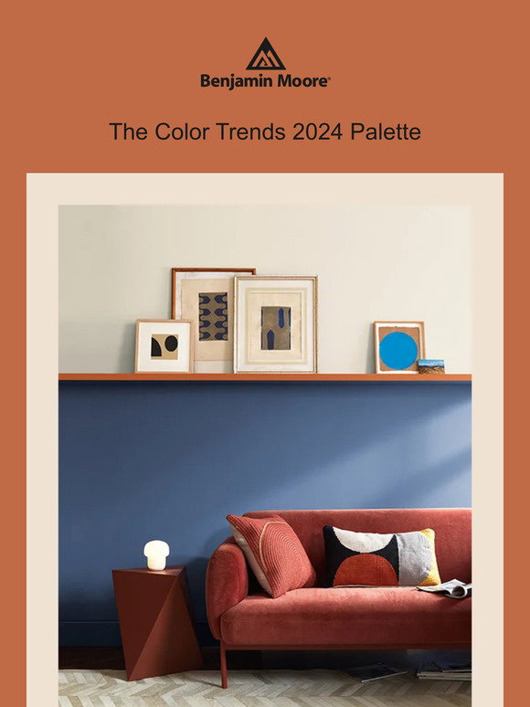Benjamin Moore: Indulge in the Joy of Color with Color Trends 2024 | Milled