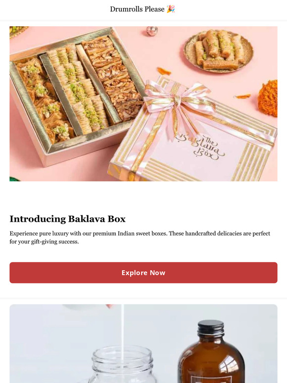 Quicklly Introducing Baklava & Chai Box 🎉 Milled