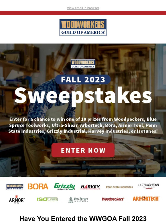 Enter the WWGOA Fall 2023 Sweepstakes for a Chance to Win Big!