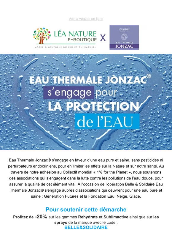 Direct Usine - Spray eau thermale - Eau Thermale Jonzac