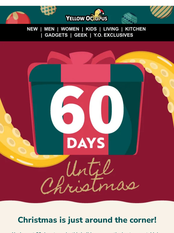 Only 60 Days Left Until Christmas! 🌟